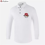 malbon 4종 남성 골프 긴팔 카라티셔츠